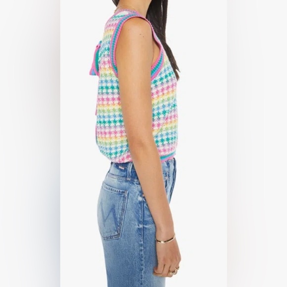 Mother Rainbow Dreams The Open Back Sweater Tank NWT 🔖 - Picture 6 of 7